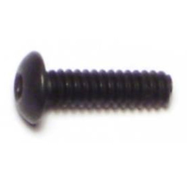 Midwest Fastener #6-32 Socket Head Cap Screw, Plain Steel, 1/2 in Length, 20 PK 67541